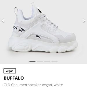 BUFFALO CLD Chai men sneaker vegan, white